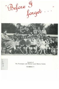 Before I forget…  Issue 5 1991