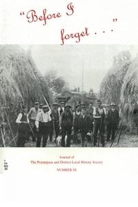 Before I forget…  Issue 9 2003